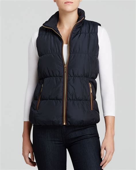 michael kors womens suit vest|quilted puffer vest with bib.